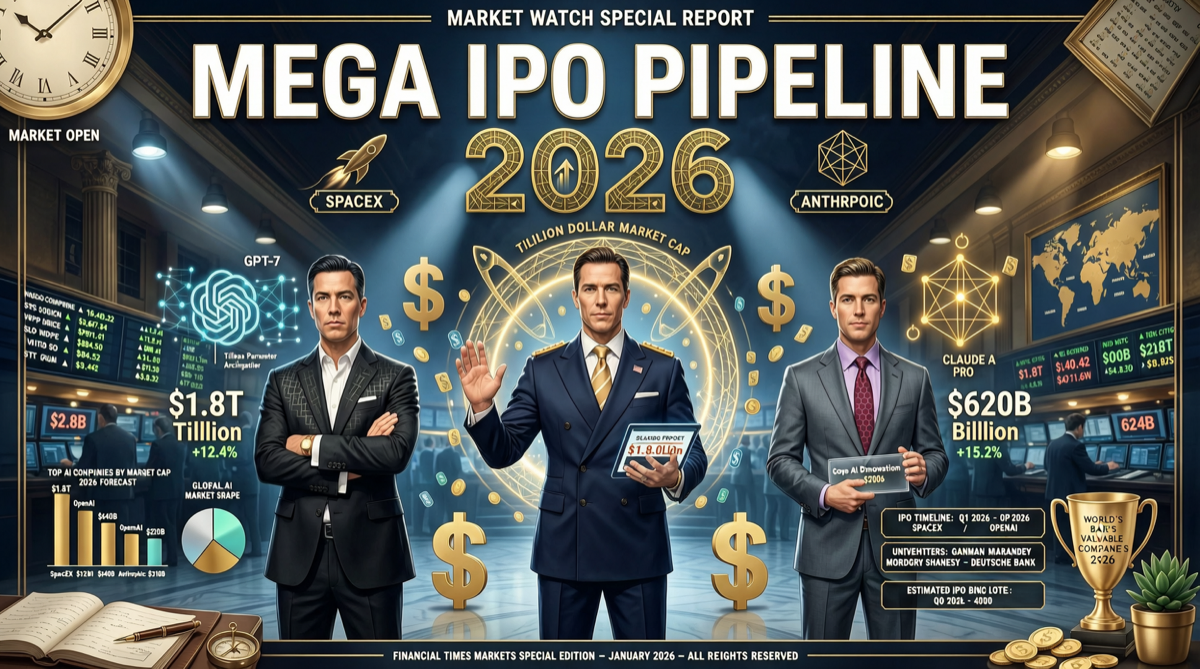 2026 IPO 超级周期：SpaceX、OpenAI、Anthropic 排队上市