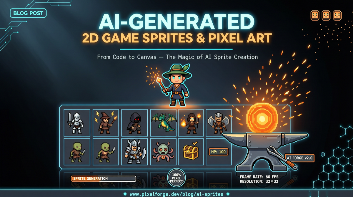 一句话生成游戏精灵图：Codex 技能 agent-sprite-forge 把 AI 变成 2D 美术