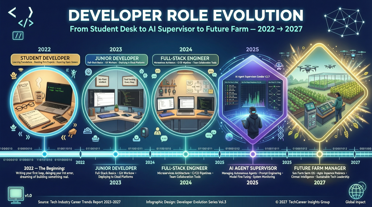 2022 Student to 2026 AI Agent Babysitter: Viral Developer Role Evolution Sparks Industry Resonance