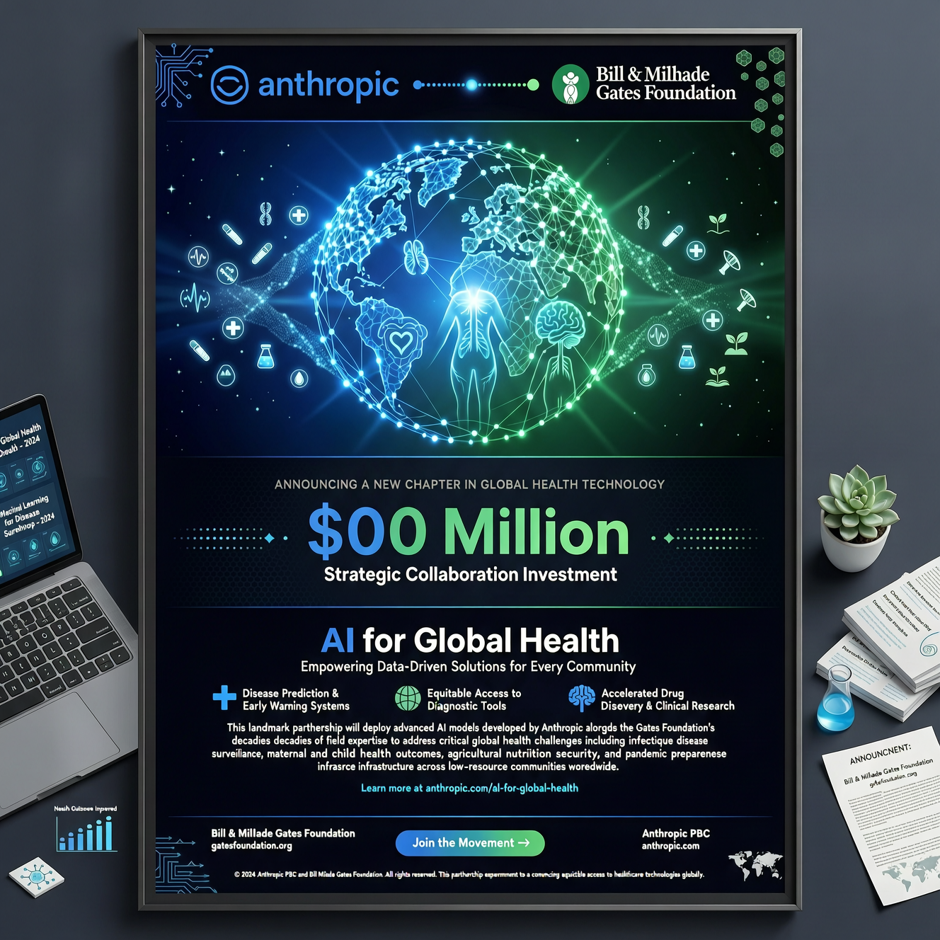Anthropic Partners with Gates Foundation: $200M Committed to AI for Good, from Vaccine Screening to Agricultural Productivity