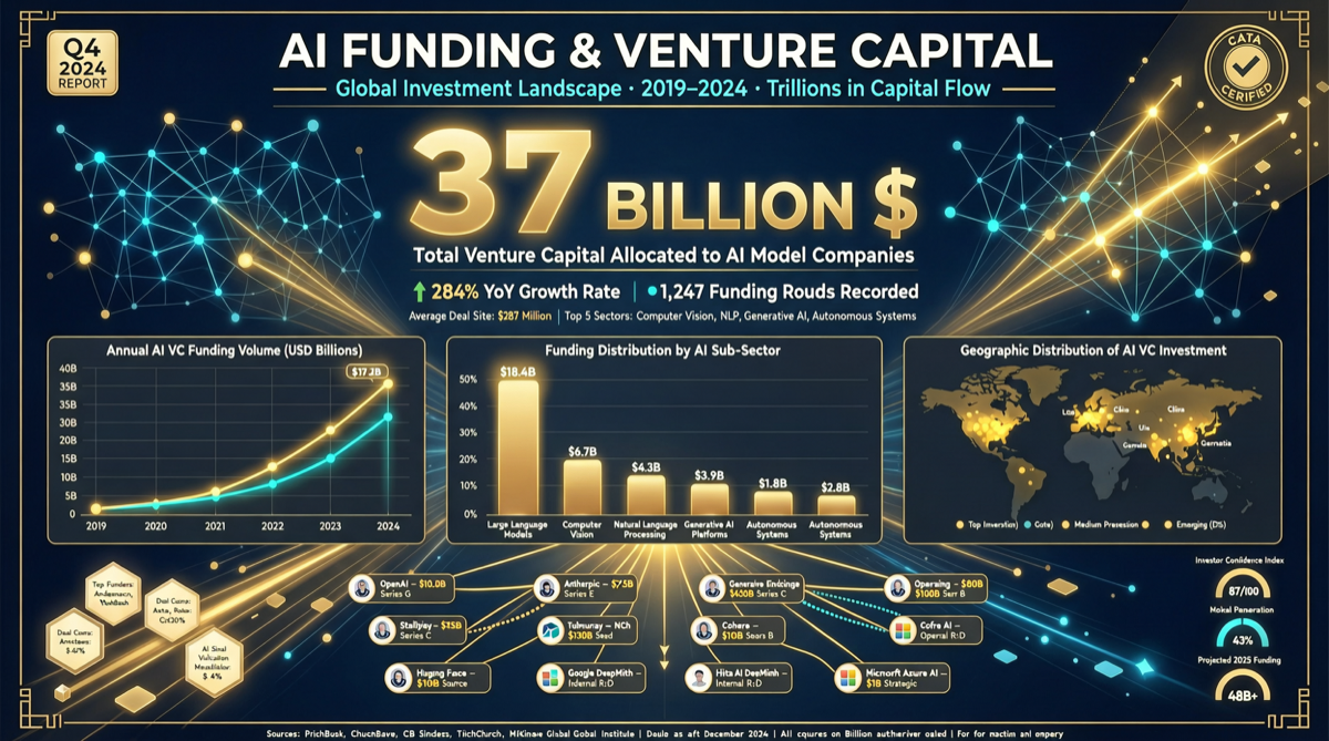 April 2026 AI Funding: $37 Billion — Model Companies Took $26.7B, 66% of Global VC