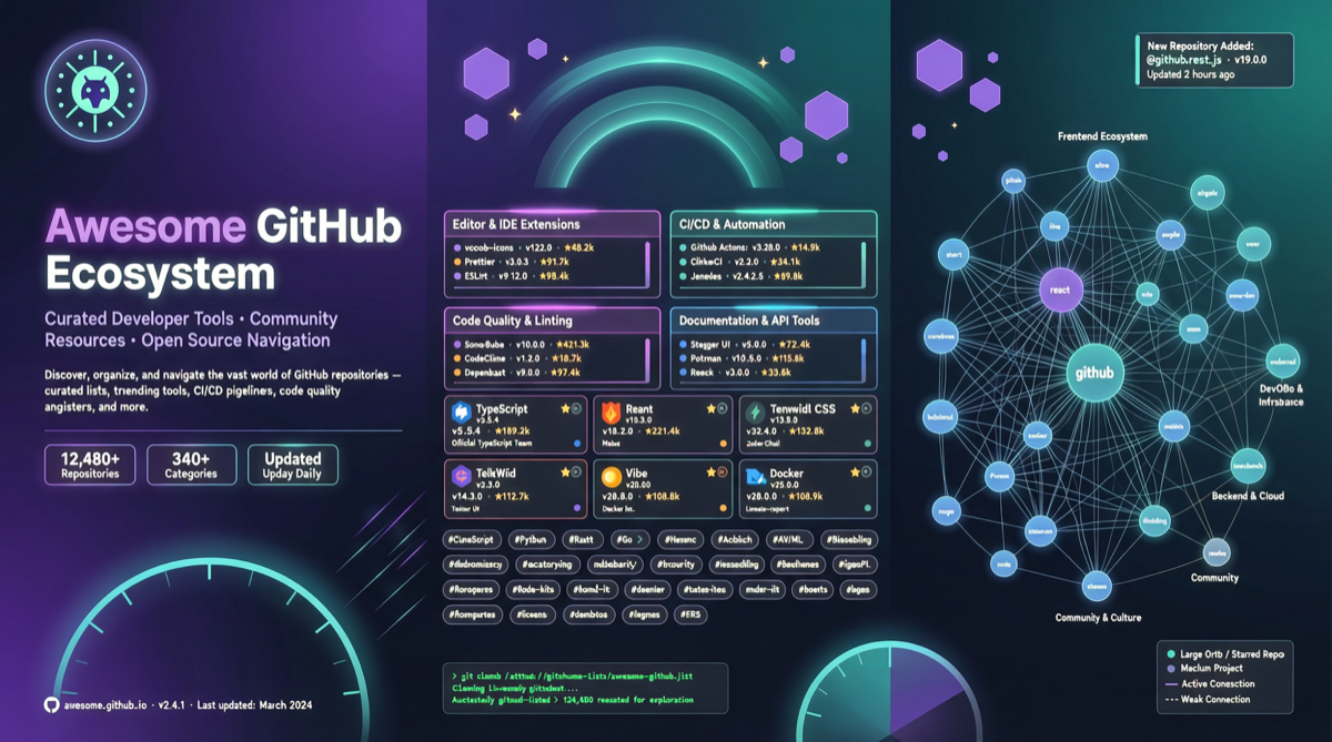 awesome-hermes-agent 登上 GitHub 热榜：Hermes 生态资源的终极导航图