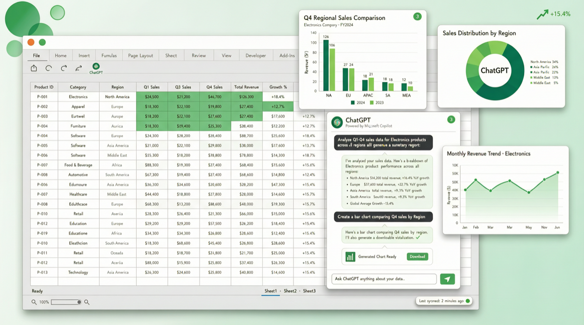 ChatGPT Integrates Directly into Excel and Google Sheets: GPT-5.5 Makes Spreadsheets AI-Native