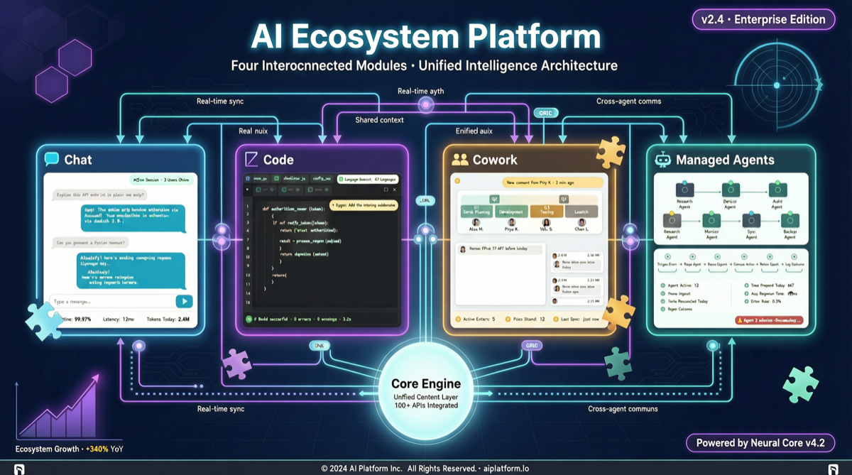 Claude 四大产品矩阵：Chat、Code、Cowork、Managed Agents 怎么选
