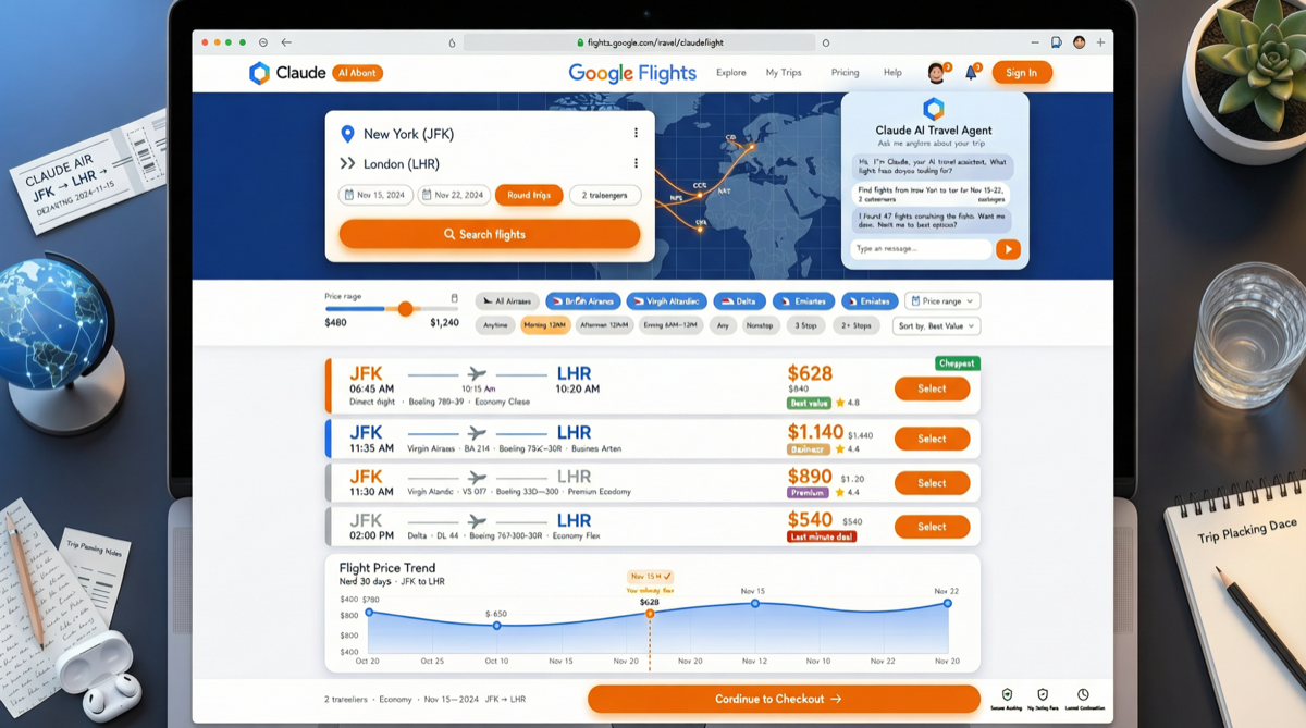 Claude Opus Can Now Find You the Cheapest Flights, Open Source