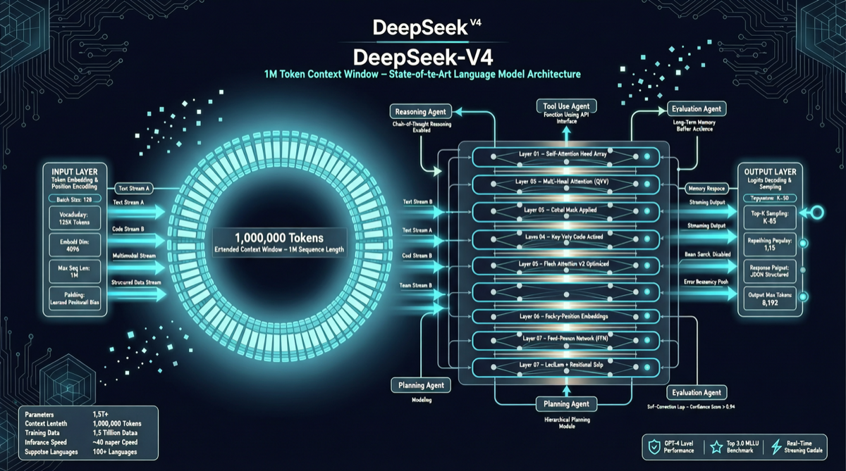 DeepSeek V4 Officially Released: 1M Token Context + Rock-Bottom Pricing, The Free Lunch for Agent Ecosystem Is Here