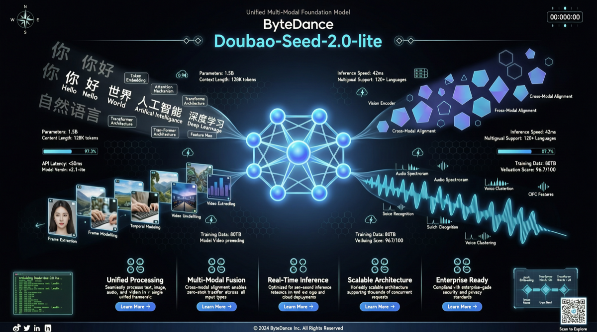 ByteDance Doubao-Seed-2.0-lite: First Full-Modal Understanding Model Unifying Video, Image, Audio, and Text