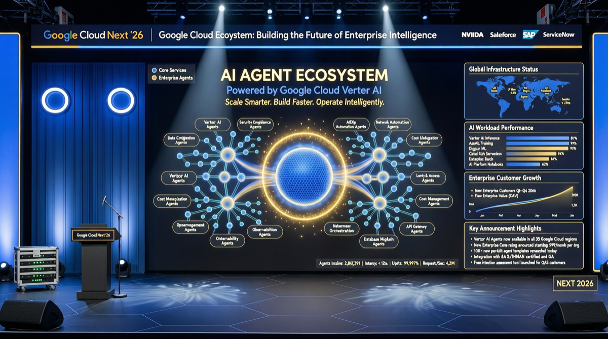 Google Cloud Next 2026：Agentic Enterprise 技术栈与第八代 TPU 同步发布