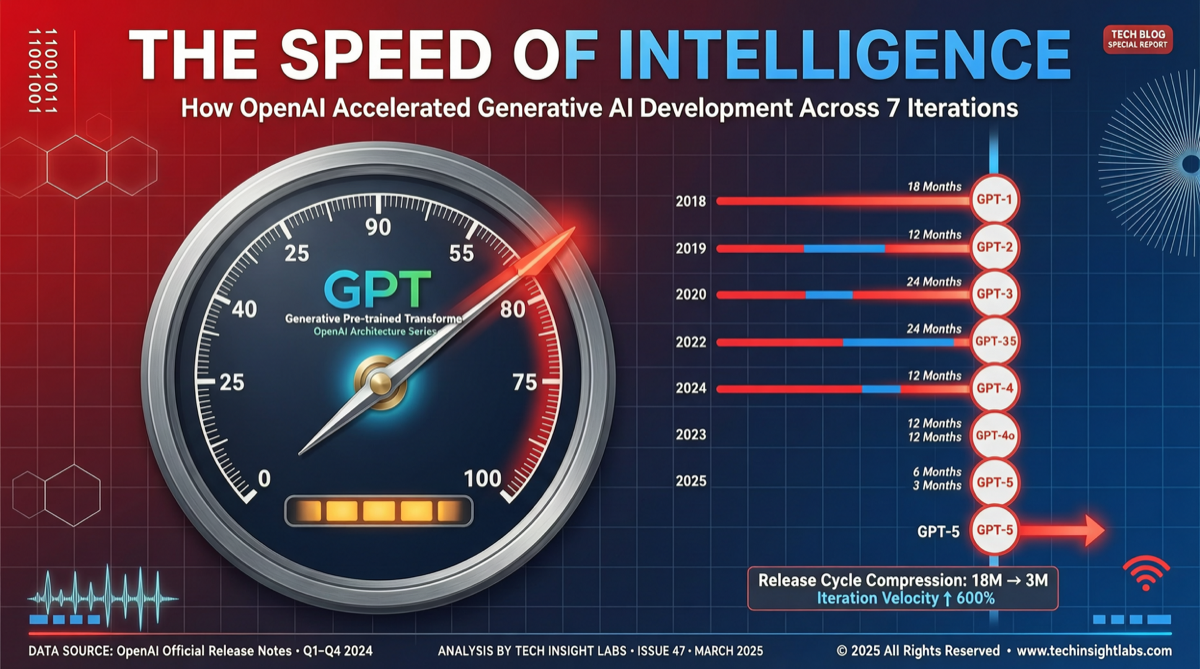 GPT 模型发布周期从 97 天压缩到 28 天：AI 军备竞赛的加速信号