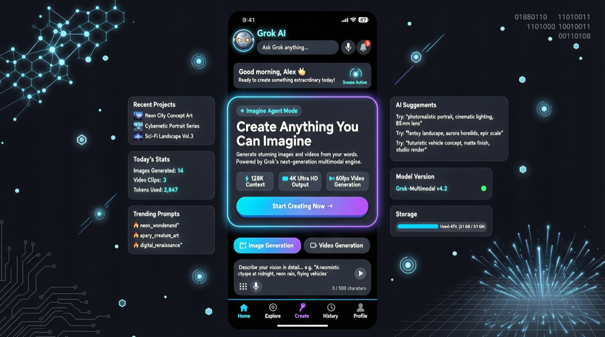 Grok iOS App Launches Imagine Agent Mode: Image and Video Generation Goes Native