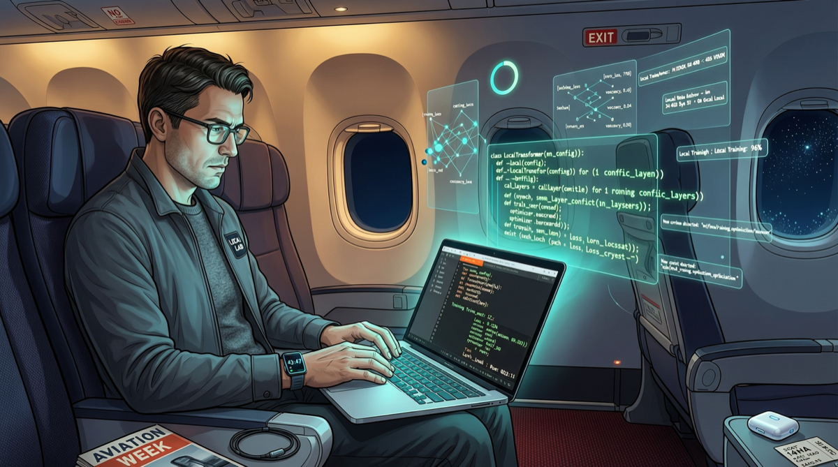 11-Hour Offline Flight Completes Client Project: 2026 Local AI Full-Stack Tool Guide