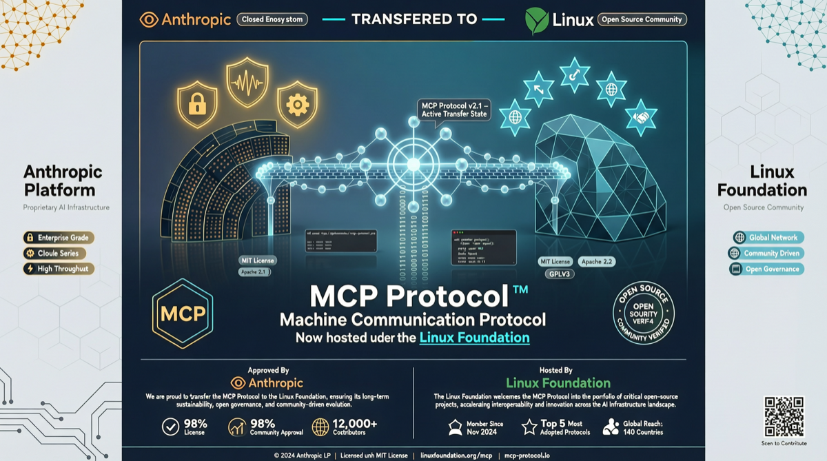 MCP Protocol Transferred to Linux Foundation: From Anthropic Property to Industry HTTP for AI