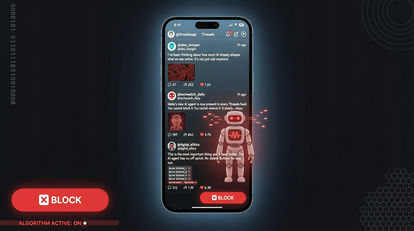 Meta Won't Let You Block Its AI Account on Threads: This Time Users Don't Even Have the Right to Say No