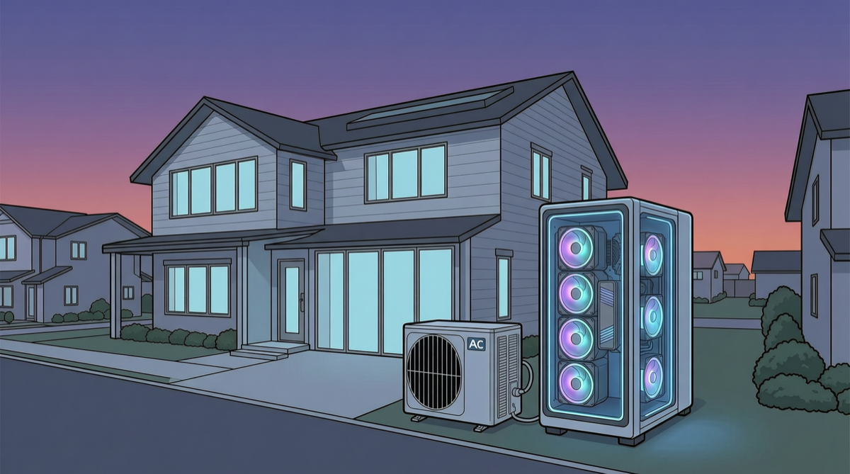 Nvidia XFRA: AI Data Centers Next to Your AC Unit, Homeowners Get Paid to Host Them