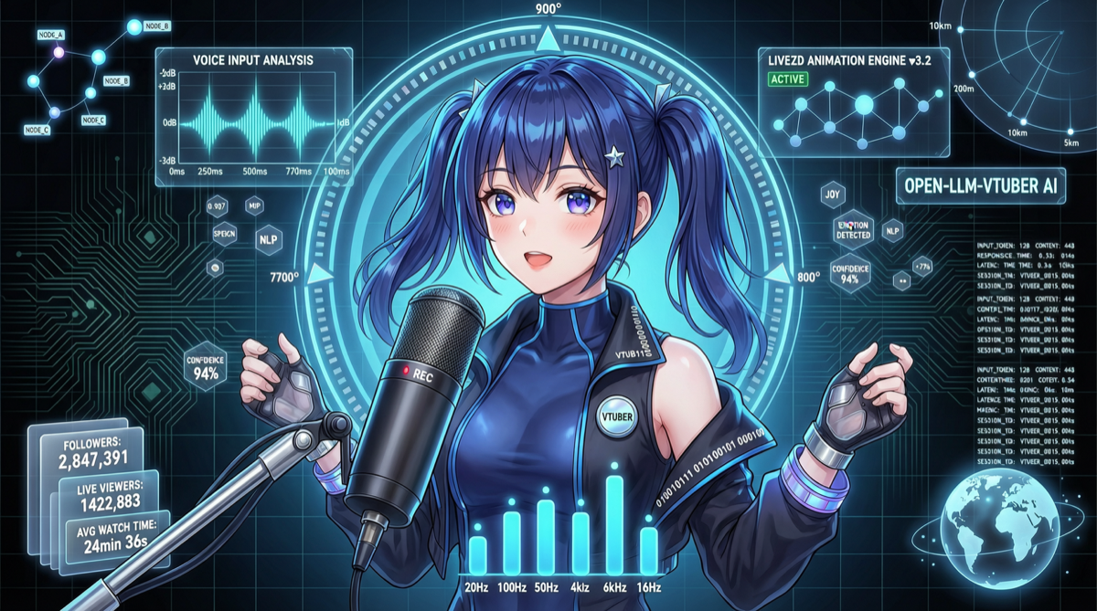 Open-LLM-VTuber: Build Your AI Virtual Streamer with Local LLM