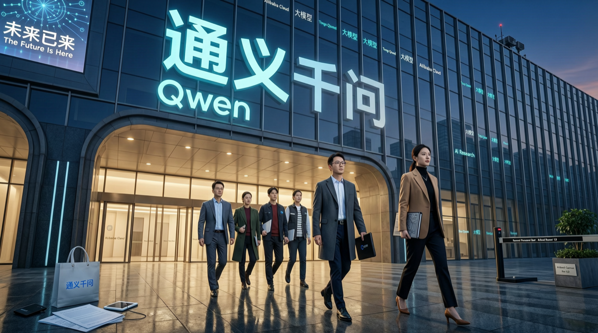 Qwen コアチーム集団離脱：林俊暘退職後の通義千問人材地震