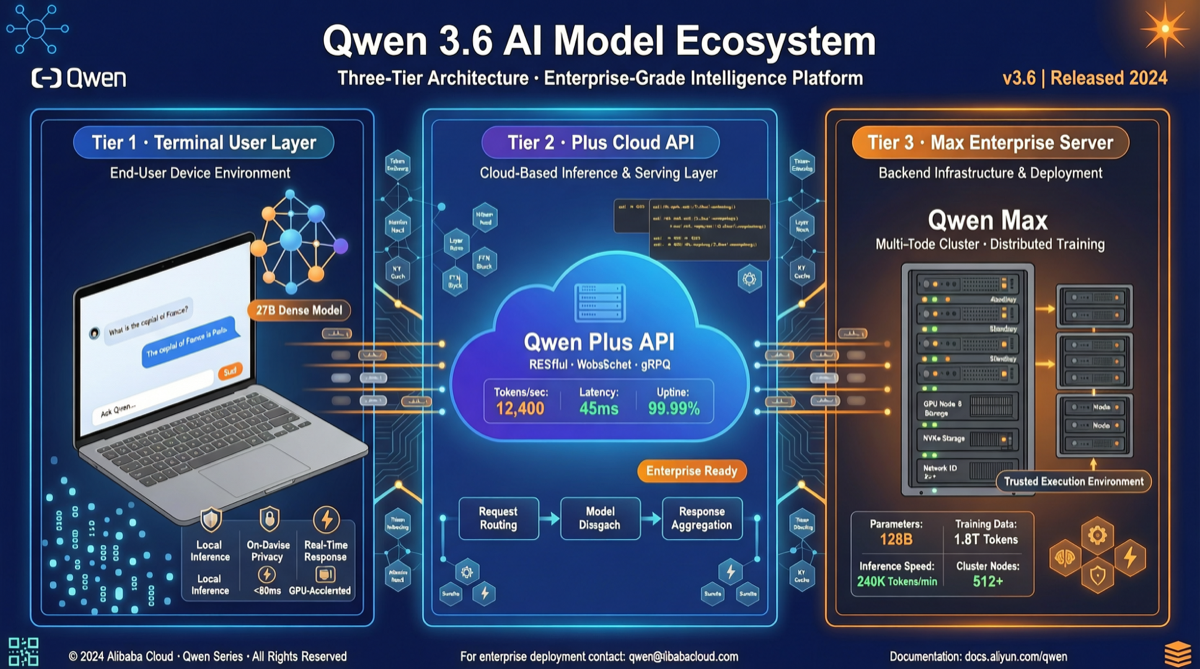Qwen 3.6 全家桶战略：从 27B 本地部署到 Max 云端的全矩阵解析