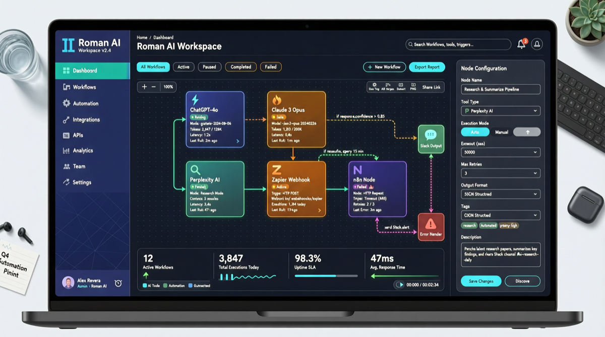Roman AI：用 Slack 统一工作空间的 AI 自动化整合实验