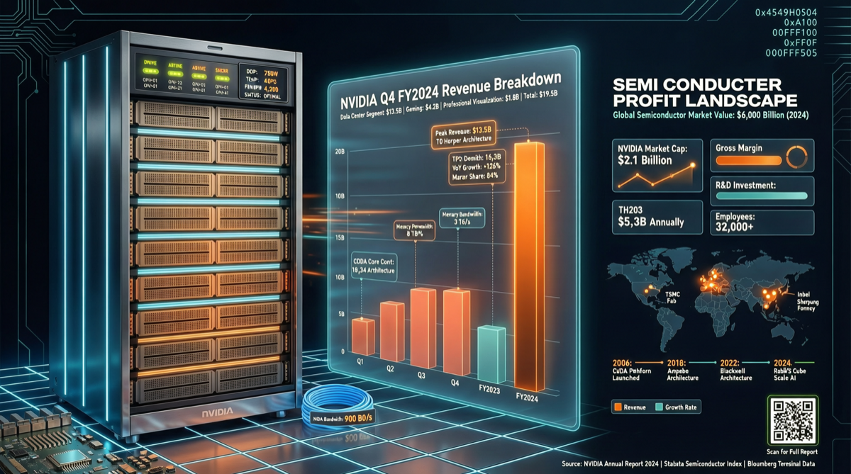 Q1 2026 半导体 AI 利润格局：NVDA 单季 423 亿美元，四大厂利润差拉大到 35 倍