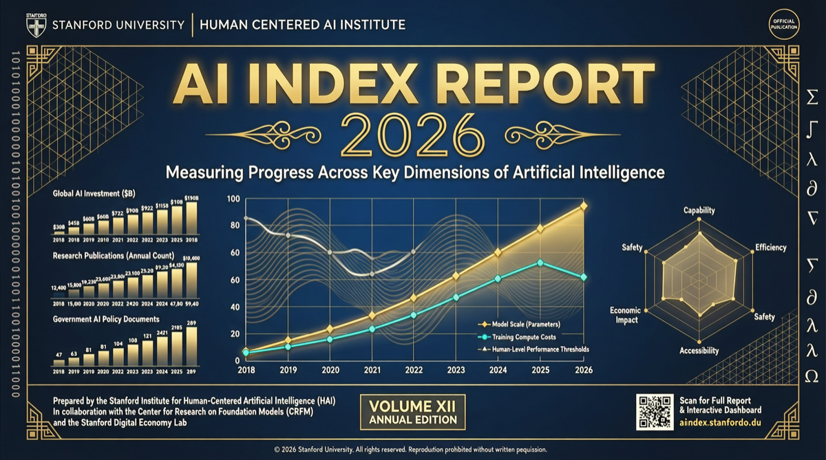 斯坦福 2026 AI 指数报告：模型加速升级与 IPO 周期来临